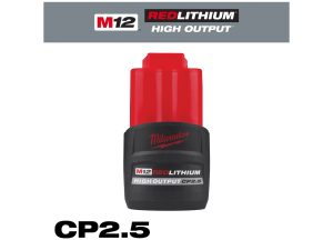 Milwaukee Tools M12™ REDLITHIUM™ HIGH OUTPUT™ CP2.5 Battery Pack