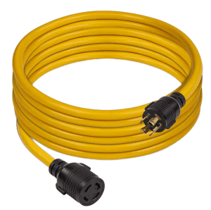 Firman 25' Heavy Duty L14-30P to L14-30R Power Cord Extension with Storage Strap - 1130