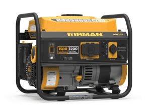 Firman Gas Portable Generator 1500W Recoil Start - P01202